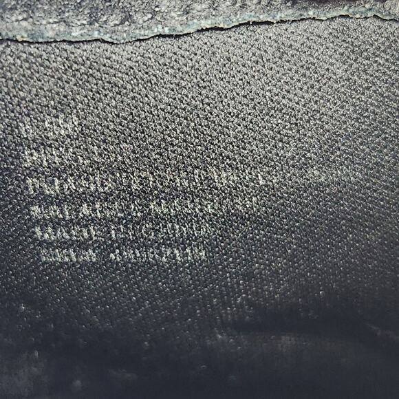 SM New York Black Leather Pull On Chunky Platform Chelsea Ankle Boots Size 8.5M - Picture 9 of 10